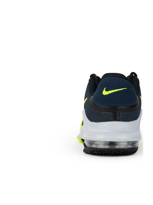 Air Max Impact 4 Χαμηλά Μπασκετικά Παπούτσια Black / Armory Navy / Pure Platinum / Volt