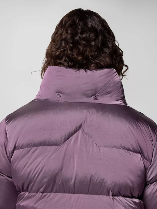 Γυναικείο Puffer Μπουφάν Αδιάβροχο για Χειμώνα Fig