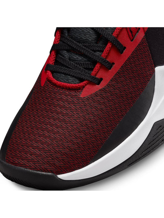 Precision 6 Low Basketball Shoes Black / University Red / Gym Red
