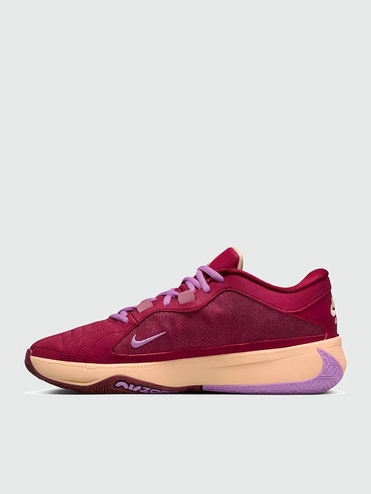 Giannis Freak 5 "Alphabet Bros" Χαμηλά Μπασκετικά Παπούτσια Noble Red / Desert Berry / Guava Ice / Ice Peach