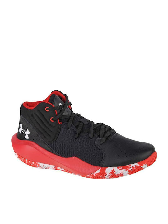 Jet 21 High Basketball Shoes Black / Red / White