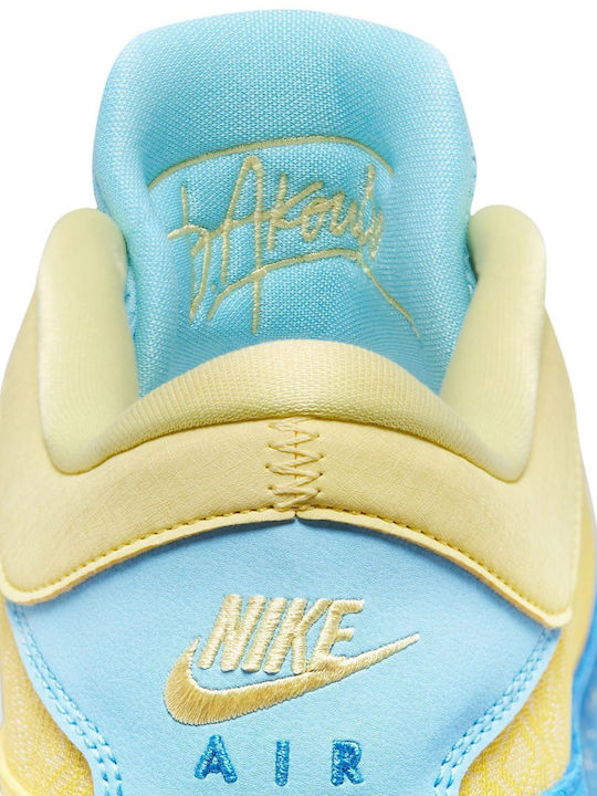 Giannis Freak 5 "Through My Eyes" Χαμηλά Μπασκετικά Παπούτσια Soft Yellow / Λευκό / Light Laser Orange / Light Photo Blue