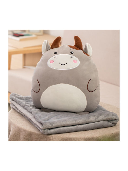 Blanket Cot Cotton Gray 100x170cm