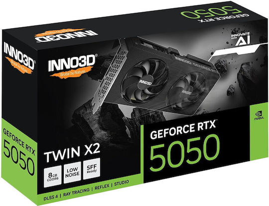 Inno 3D GeForce RTX 5050 8GB GDDR6 Twin X2 Κάρτα Γραφικών