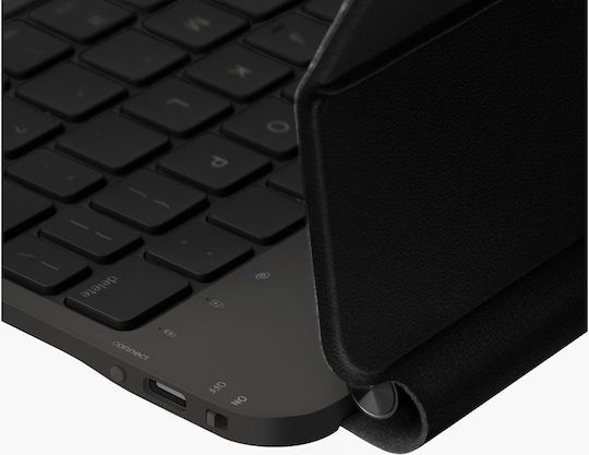 Uniq Klappdeckel mit Tastatur Schware (iPad Air 11" (2024/25), iPad Air 10,9" (2022/20))