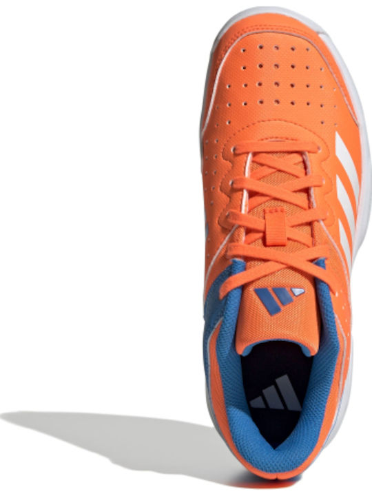 Courtstabil Kids Sports Shoes Volleyball with Laces Orange