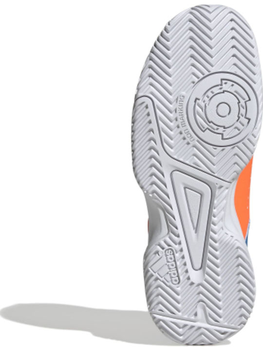 Courtstabil Kids Sports Shoes Volleyball with Laces Orange