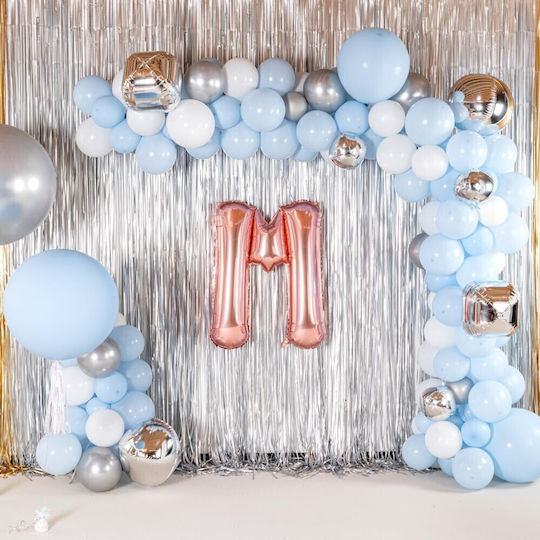 Luftballon Folie Jumbo Buchstabe Μ Rose Gold 100cm