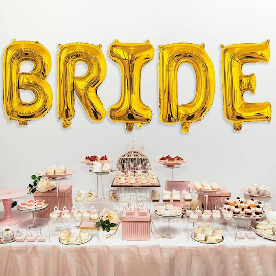 Luftballon Folie Jumbo Buchstabe Gold 100cm
