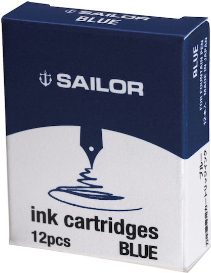 Sailor Tintenpatronen Blau 12 Patronen
