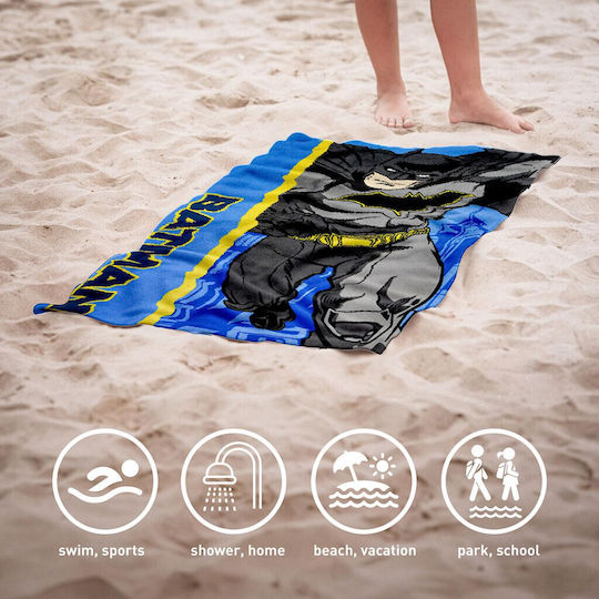 Batman Παιδική Πετσέτα Θαλάσσης Batman 140x70εκ.
