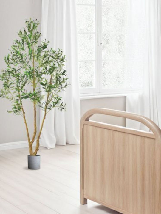 Artificial Plant in Pot Olive Green 210cm Vevor