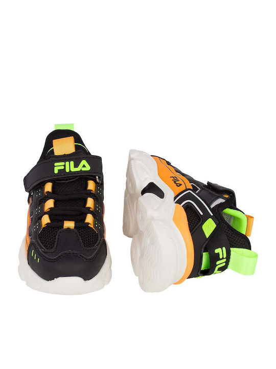 Memory Spinel 3 V Kids Sneakers Anatomic with Scratch Black