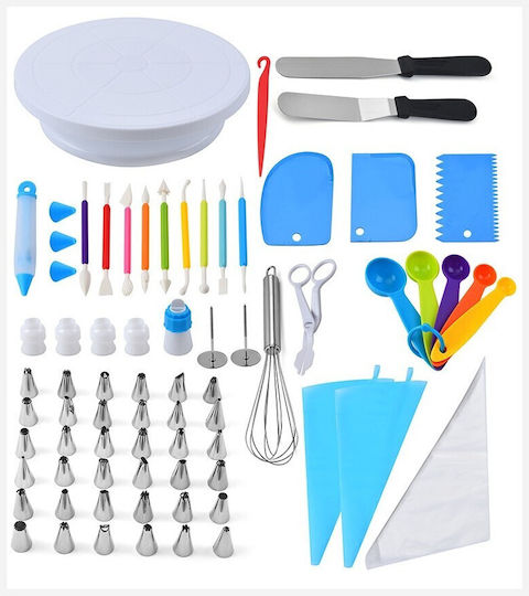 Set de instrumente de patiserie din Plastic 28.2cm 66buc