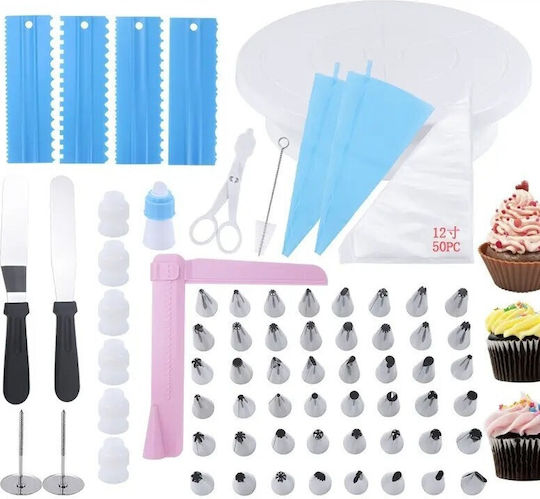 Set de instrumente de patiserie din Plastic 28cm 70buc