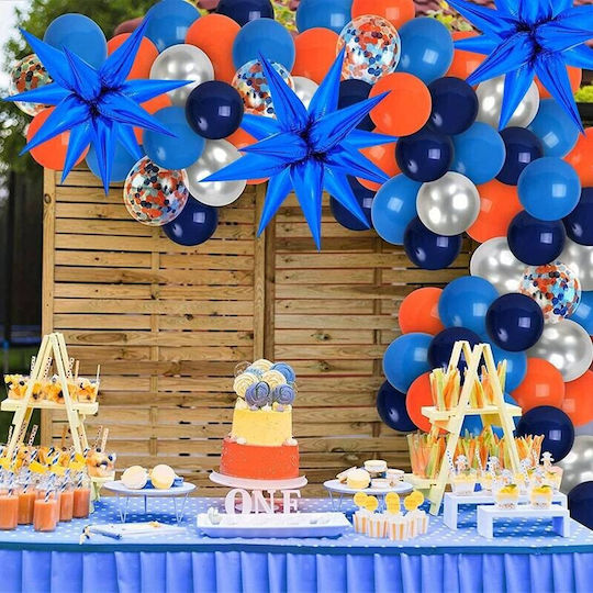 Balloon Foil Jumbo Star Blue 66cm