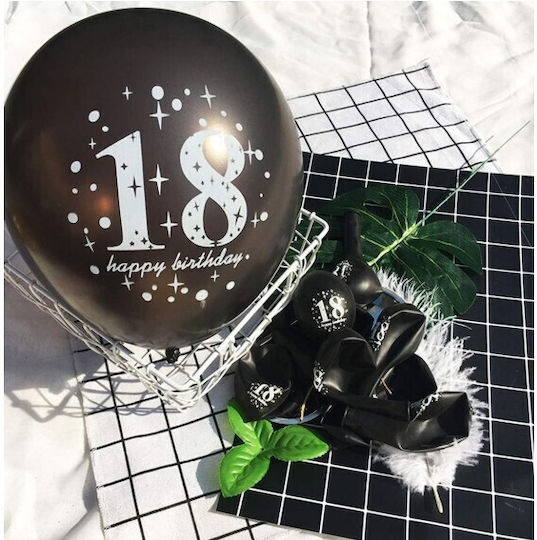 Compoziție cu 18 Baloane Latex Aurii 30buc