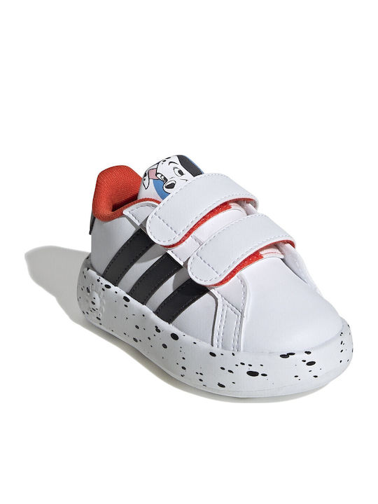 GRAND COURT 2.0 Παιδικά Sneakers με Σκρατς Λευκά
