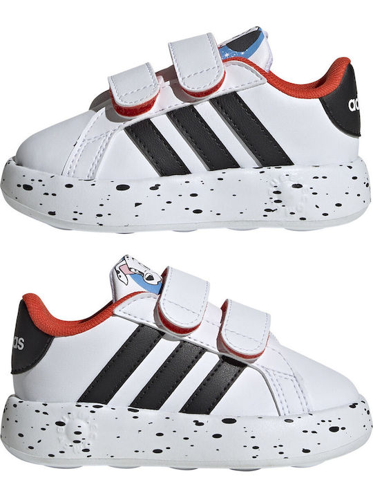 GRAND COURT 2.0 Παιδικά Sneakers με Σκρατς Λευκά