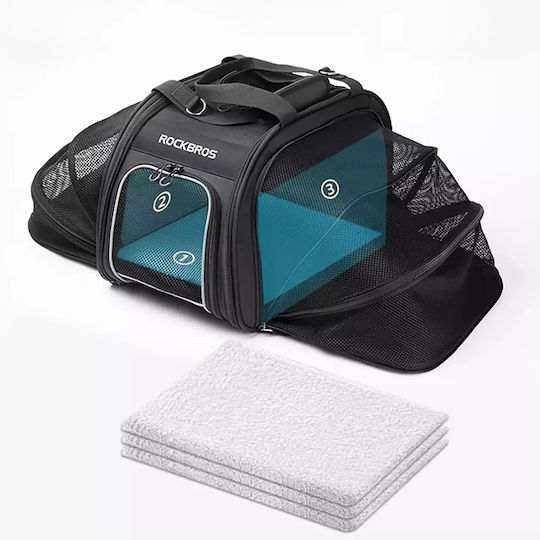 Rockbros Tasche für Hunde / Katzen bis 10kg Schwarz