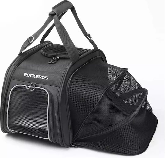 Rockbros Tasche für Hunde / Katzen bis 10kg Schwarz
