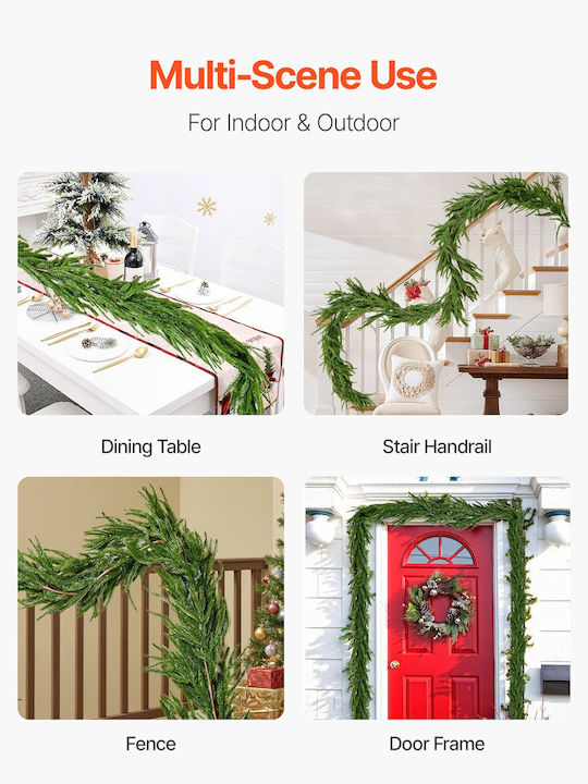 Vevor Christmas Garland Green 1pc