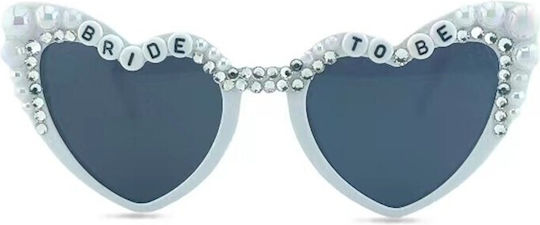 Ochelari Decorativi Flippy Mireasa Model Perle Nuntă Fabricat Buc 15.3 X 5.7 X 14.5 Cm Alb