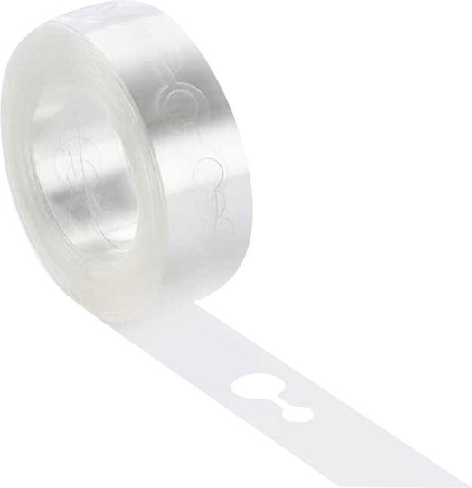 Transparent Balloon Attachment Tape Flippy PVC 5 M Double Holes Transparent