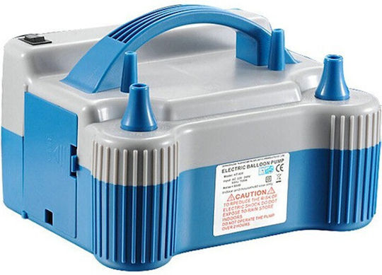Electric Balloon Inflator Pump Flippy Two Outlets 220V 680W Power Party Accessories Blue-Grey