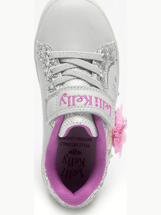 Mille Stelle Kids Sneakers with Scratch Silver