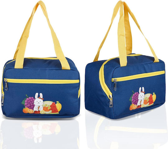 Schulische Isothermische Hand-Lunch-Tasche 6.4Es Blau 21 x 20 x 30cm