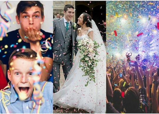 Tub Confetti Flippy Party Popper 20x5 Cm Aluminiu Confetti Inimă Multicolor