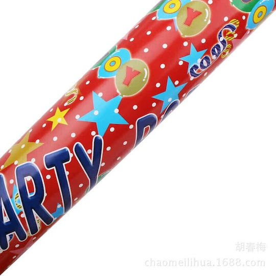 Tun Confetti Flippy Party Popper 40 Cm Stea Inimă Design Strălucitor cu Paiete Diametru 3 Cm Multicolor