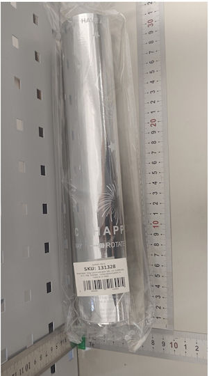Party Confetti Cannon Flippy Length 30 Cm Silver