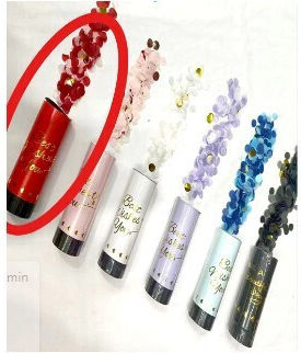 Tun Confetti Flippy Best Wishes 11 X 4 Cm Design Din Hârtie Și Folie Cu Buline Roșii