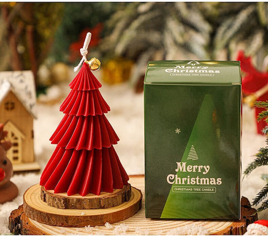 The translated Liquid template in German language: Weihnachtskerzen & Kerzenständer Kerze Rot 11x8cm.