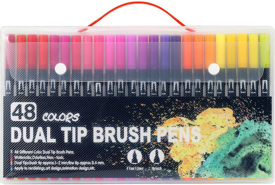 Μαρκαδόροι Σχεδίου Multicolor 0.4mm Σετ 48 χρώματα