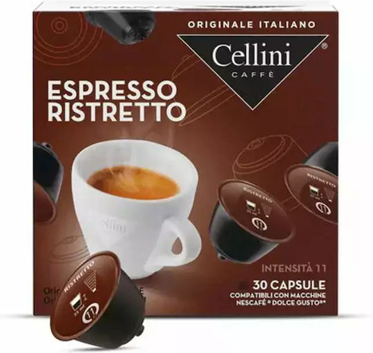 Cellini Capsule Espresso Compatibile cu Mașina Dolce Gusto 30capace