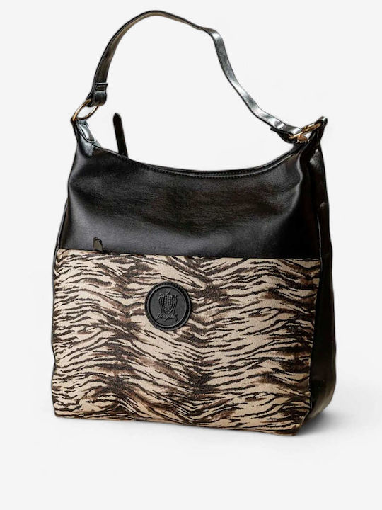 Damentasche Schultertasche Schwarz