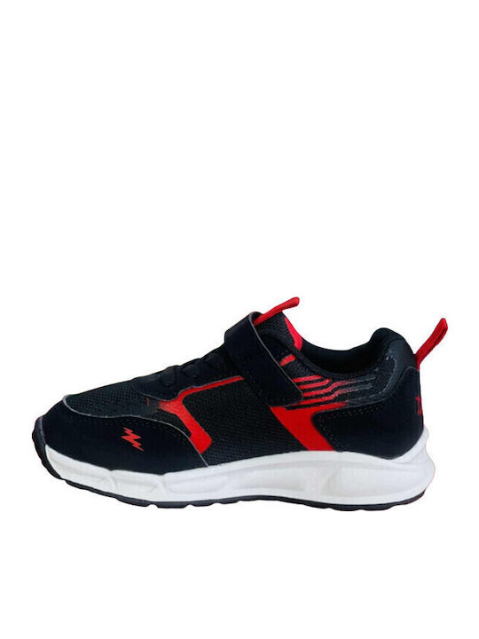Παιδικά Sneakers με Σκρατς & Φωτάκια Μαύρα