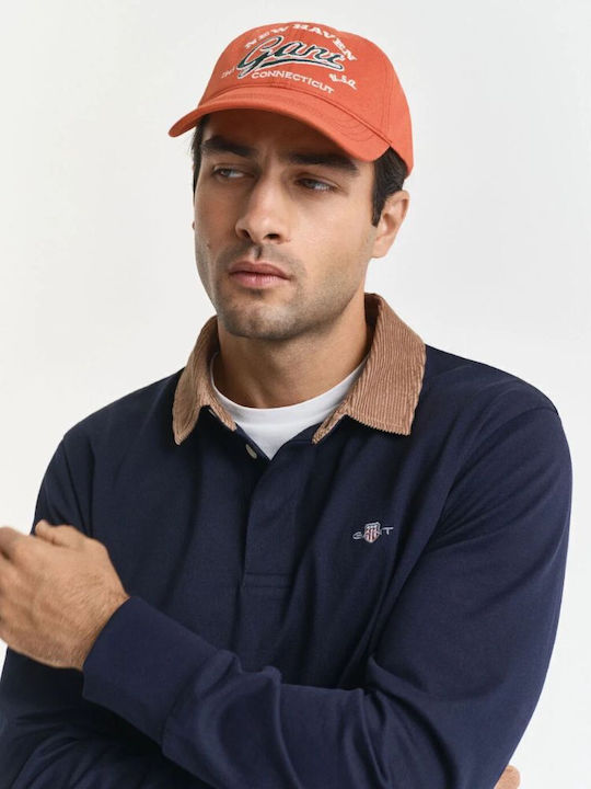 Collar Heavy Rugger Polo Langarmbluse Dark Blue