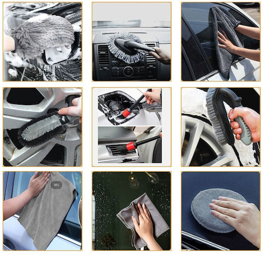 Set Spălare Auto cu 9 Bucăți