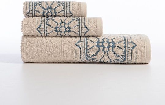 Nef-Nef Homeware Кърпа за лице Demand 50x90см. Ecru Тегло 550гр/кв.м
