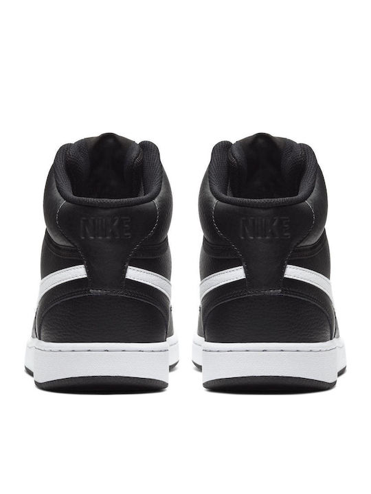 Court Vision Mid Μποτάκια Black / White