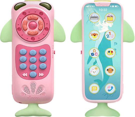 Tumama Kids Jucărie Telefon cu Muzică, Lumină și Sunete pentru 18++ Luni
