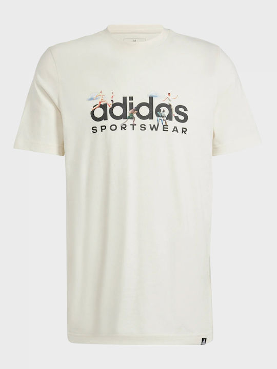 adidas Fit IM8305 Men's Blouse Beige