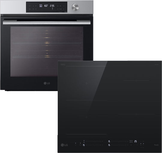 LG Einbauofen 76Es mit Induktionskochfeldern B59.2cm.
