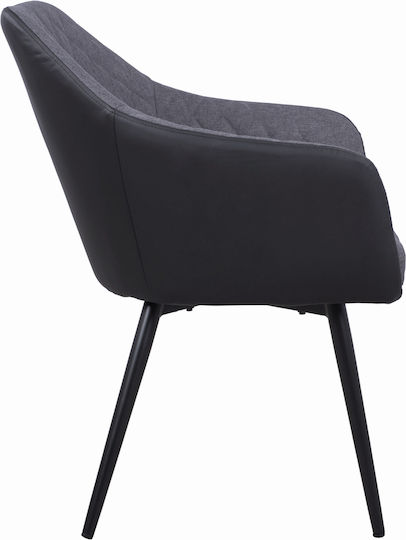 Charles Stühle Speisesaal Dark Grey 2Stück 57x63x83cm