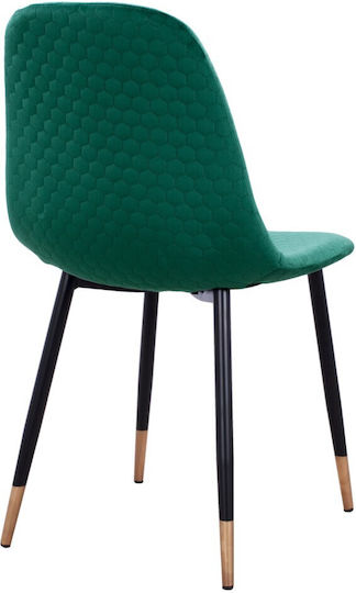 Lucille Столички Трапезария плюшени Зелени 4бр 45x56x81бр