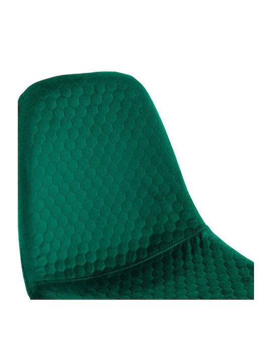 Lucille Dining Room Velvet Chair Green 45x56x81cm 4pcs